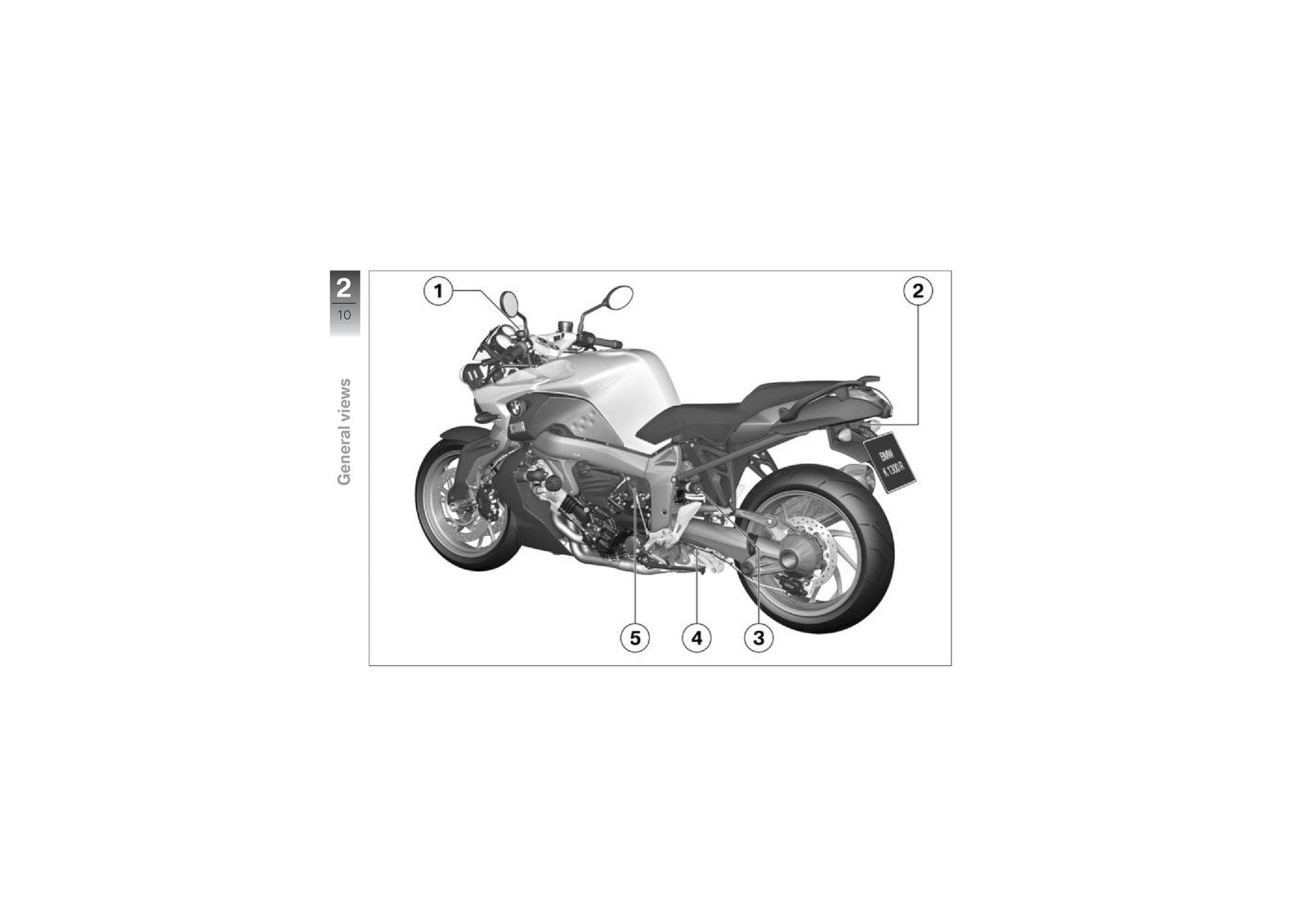 BMW K 1300 R Motorcycle Riders Manual 2014 - STEEL WIRE BOUND - TOUGH COVERS