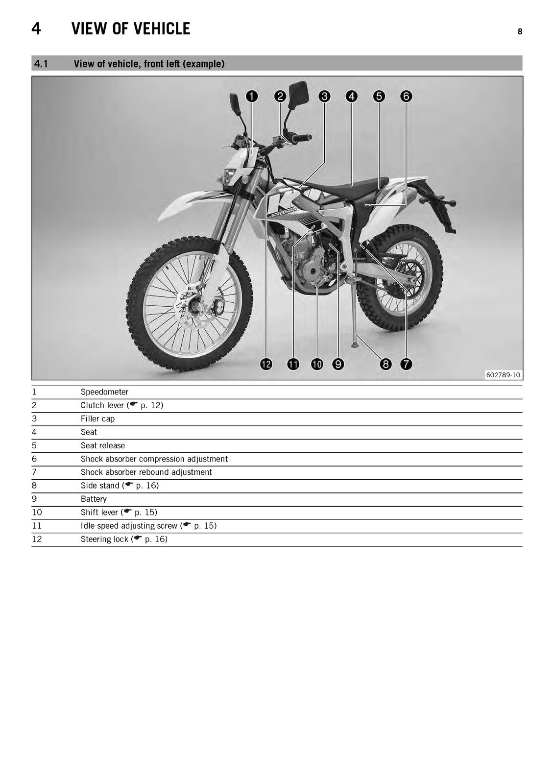KTM Freeride 350 EU AUS Motorcycle Owners Manual 2014 - WIRE BOUND - COVERS