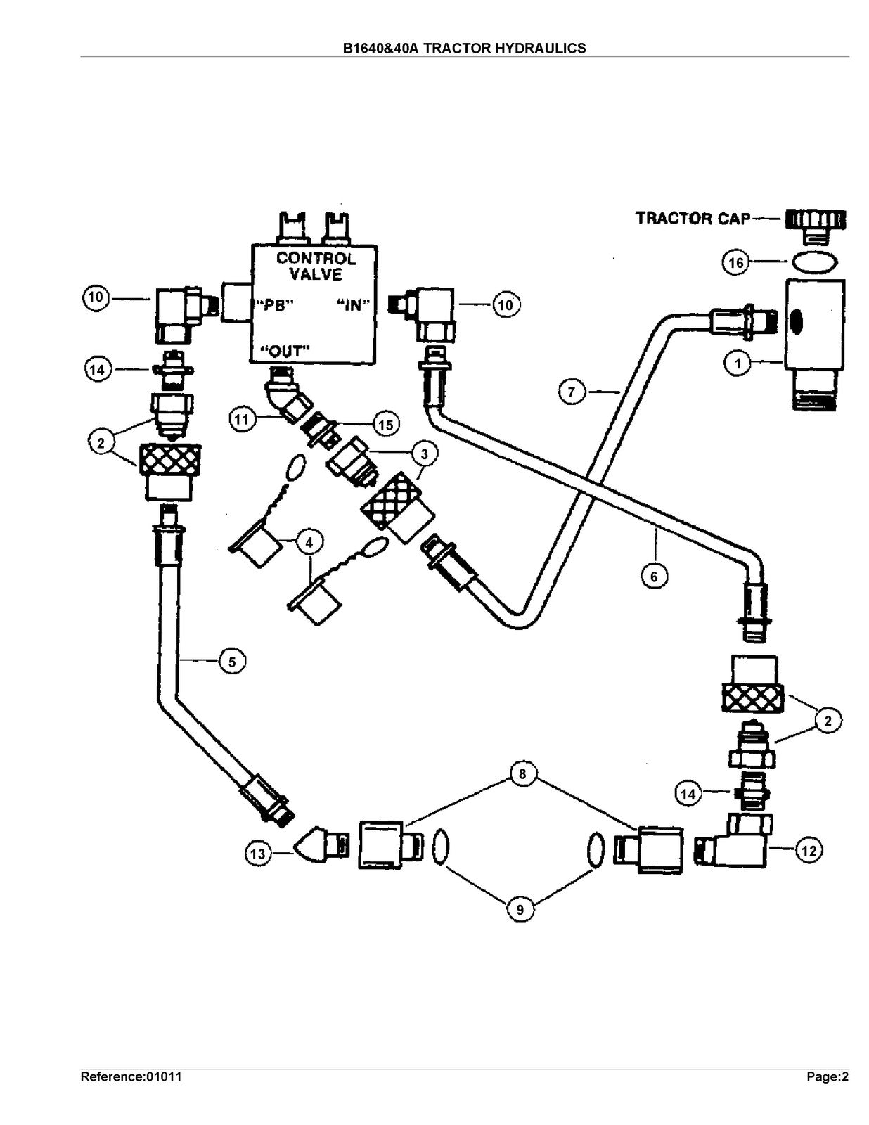 KUBOTA B1640A Loader Illustrated Parts List Manual - WIRE BOUND - TOUGH COVERS
