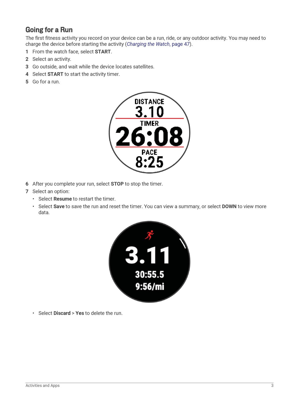 GARMIN Forerunner 55 Owners Manual 2021 - STEEL WIRE BOUND - PROTECTIVE COVERS