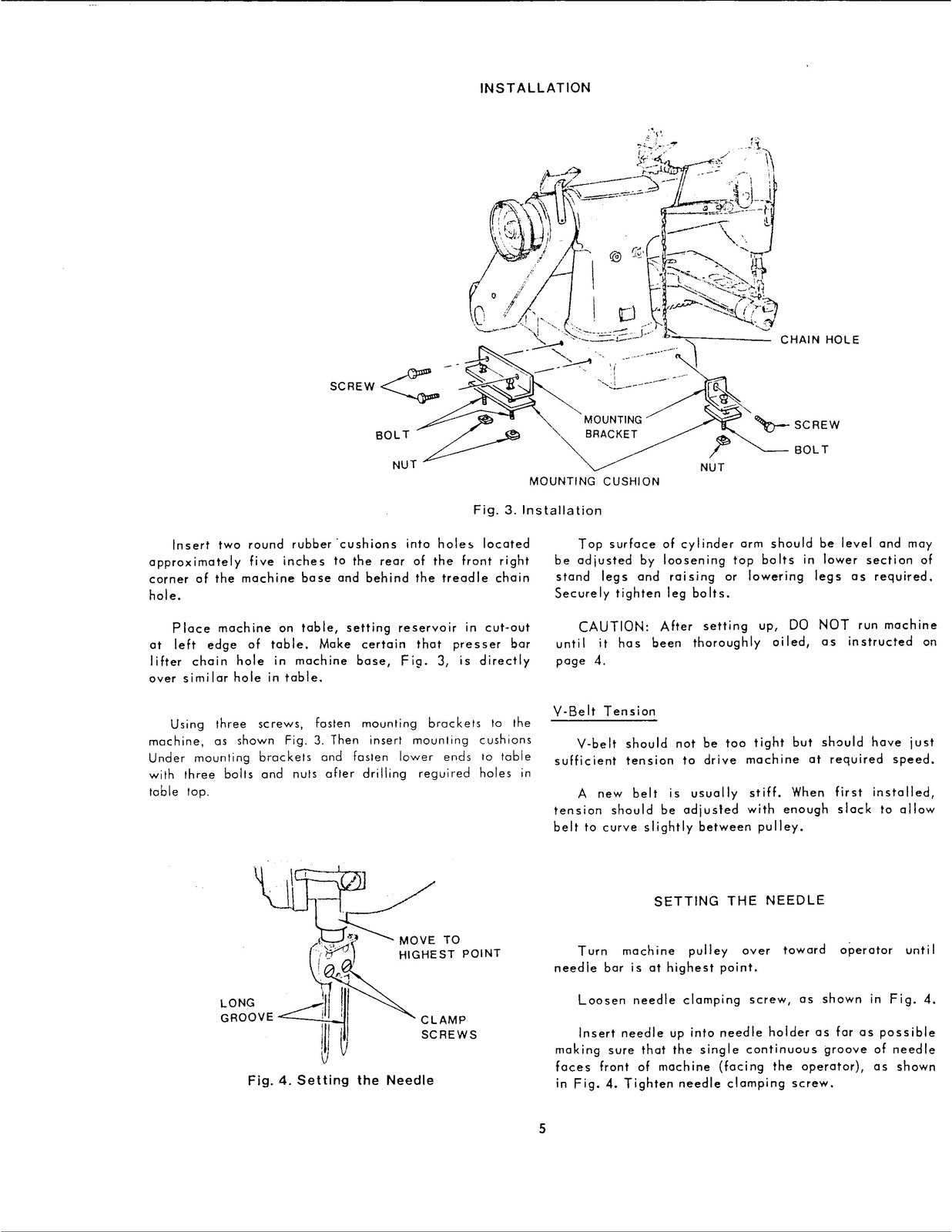 SINGER 261U Sewing Machine Service Manual - STEEL WIRE BOUND - PROTECTIVE COVERS