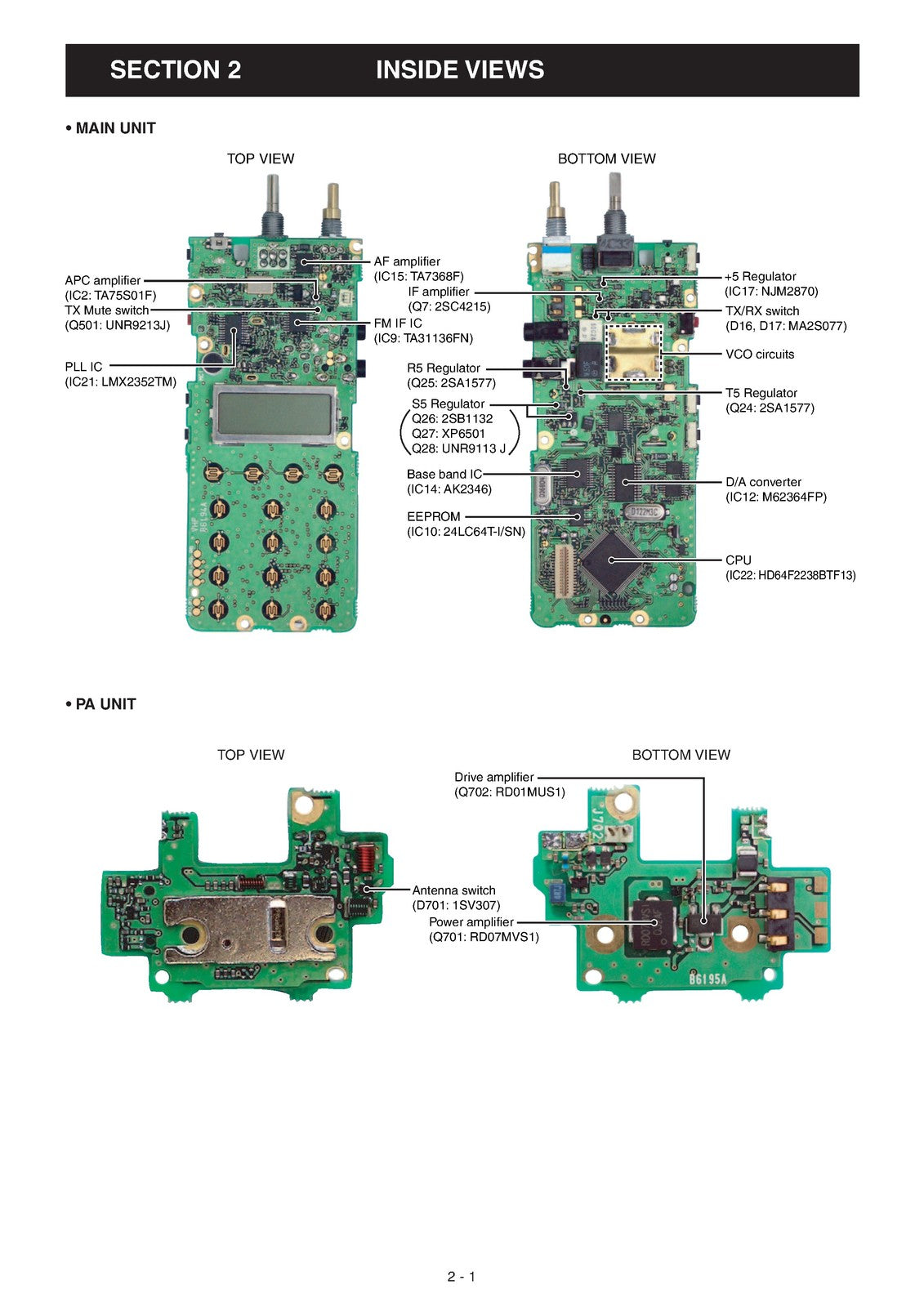 ICOM IC-F33GT IC-F33GS IC-F34GT IC-F34GS VHF Transceiver Service Manual