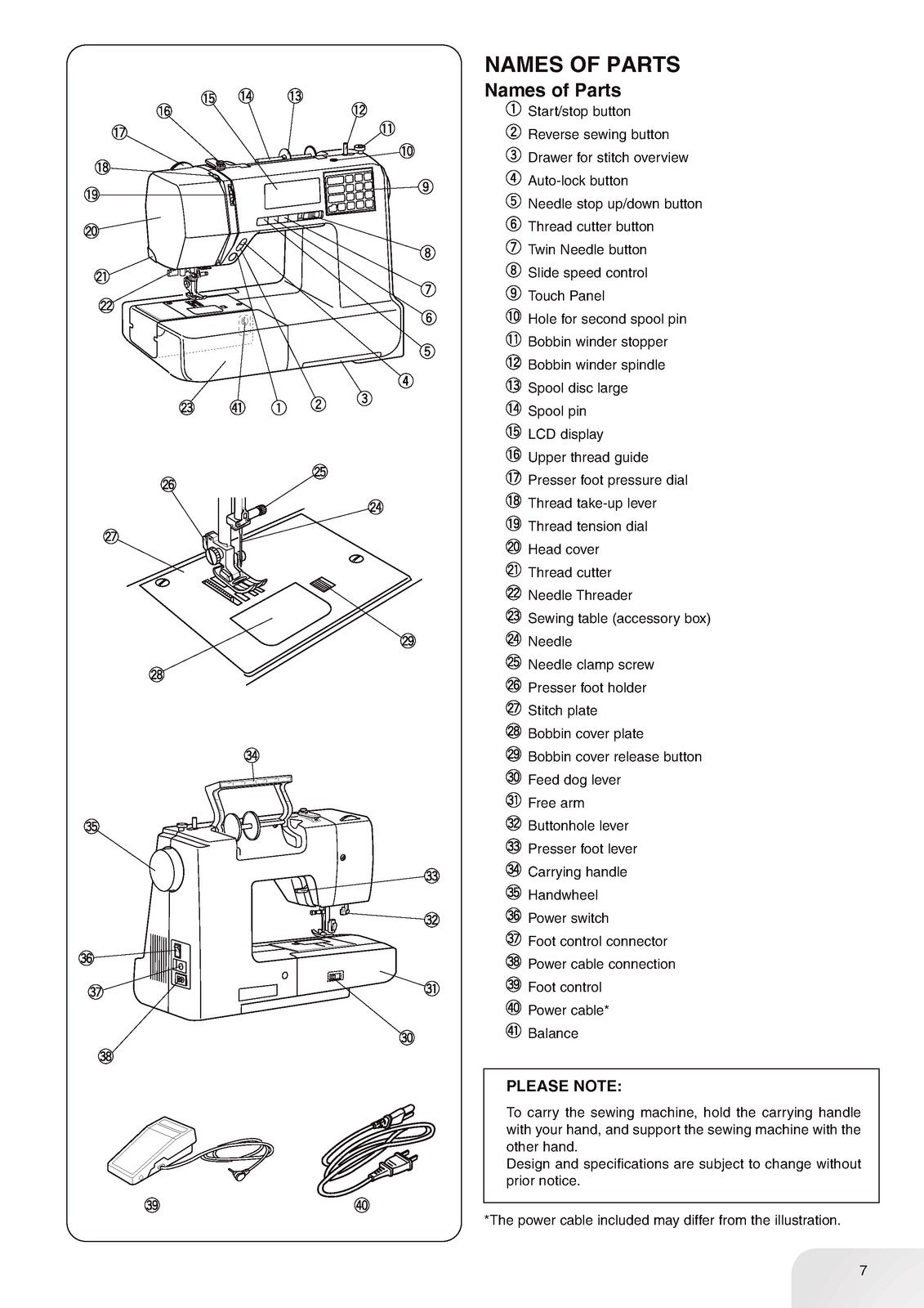 BERNINA Bernette B38 Sewing Machine Instruction Manual - WIRE BOUND - COVERS