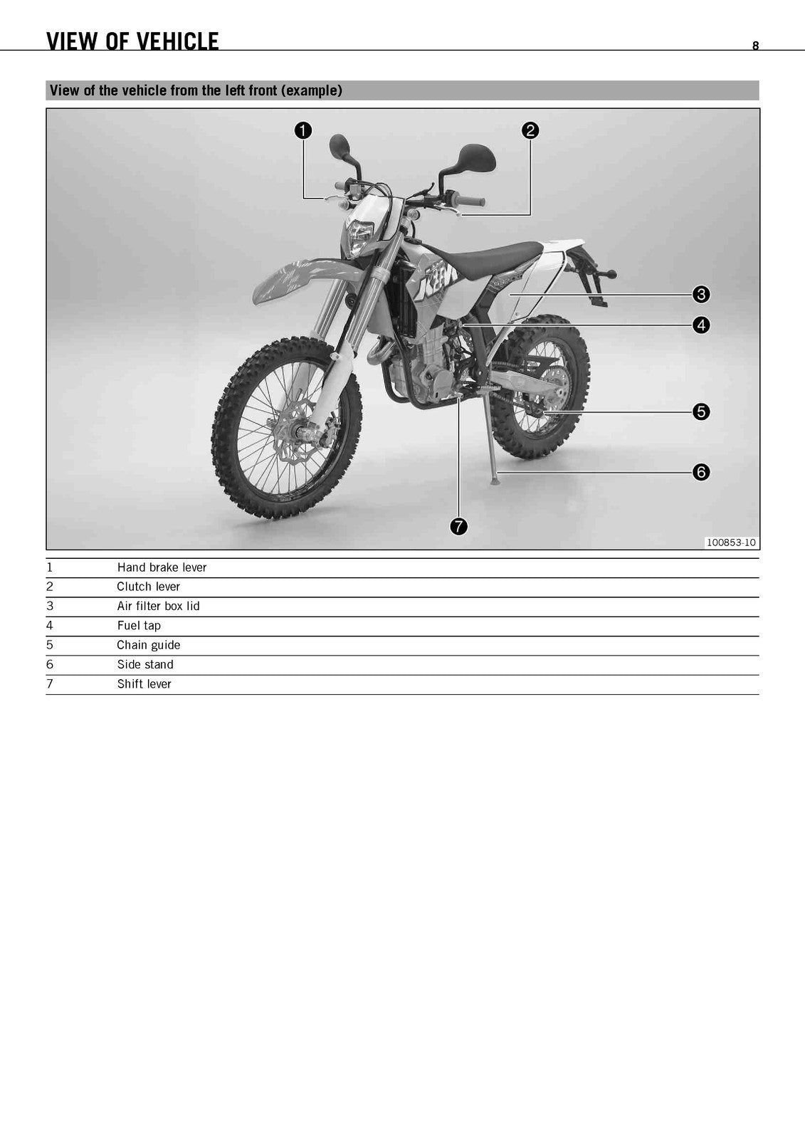 KTM 400 450 530 EXC XC-W Motorcycle Owners Manual 2011 - WIRE BOUND - COVERS