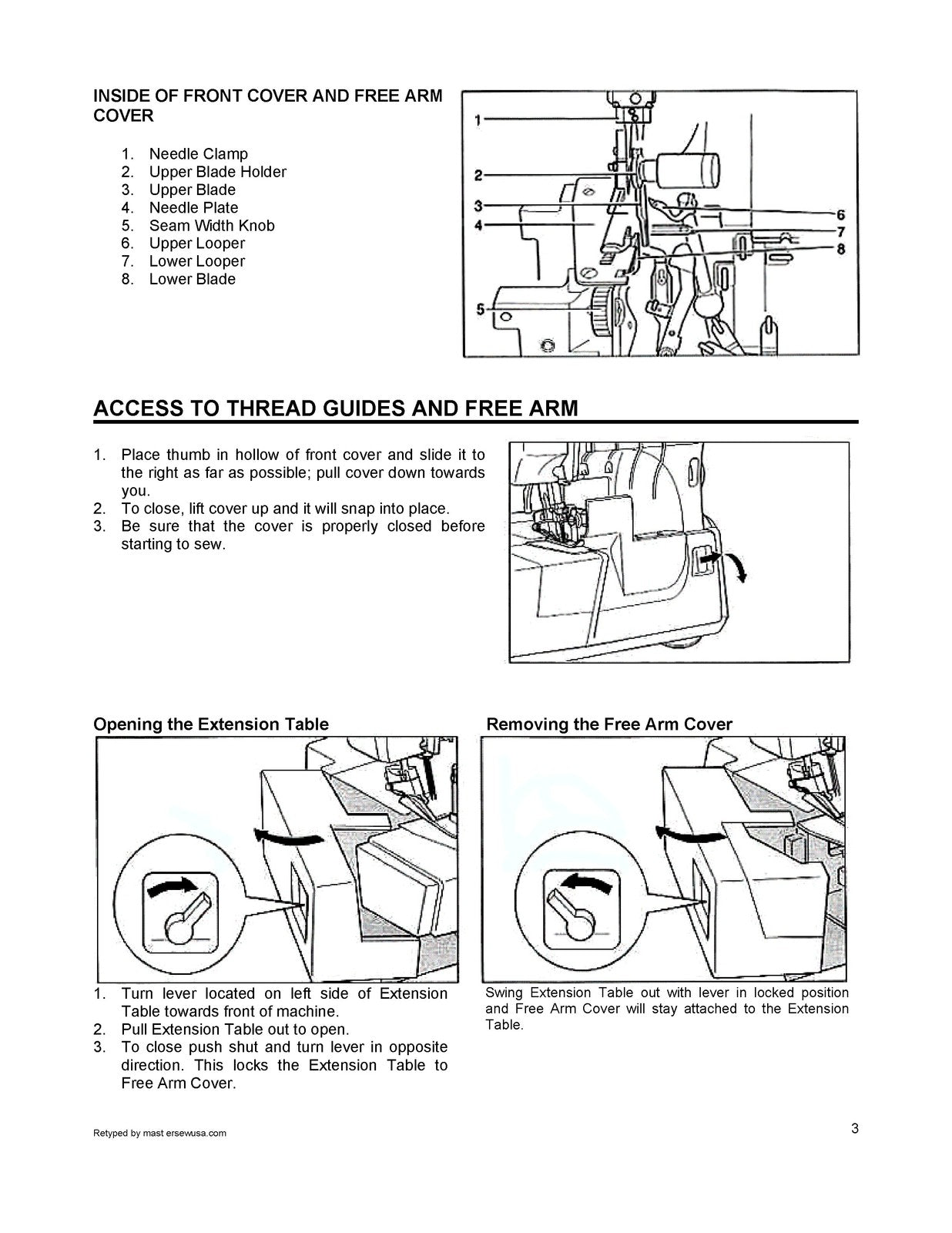 SIMPLICITY Frontier Serger Model SL390 SL370 Instruction Manual - WIRE BOUND