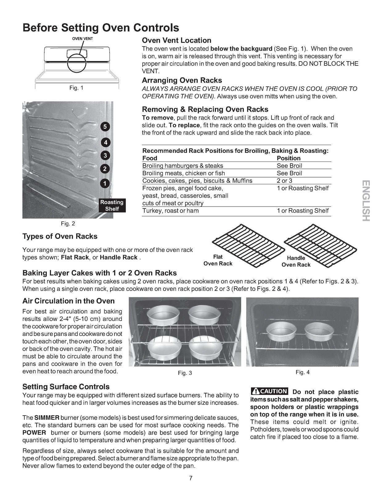 KENMORE 790 Gas Range Use And Care Manual - STEEL WIRE BOUND - PROTECTIVE COVERS