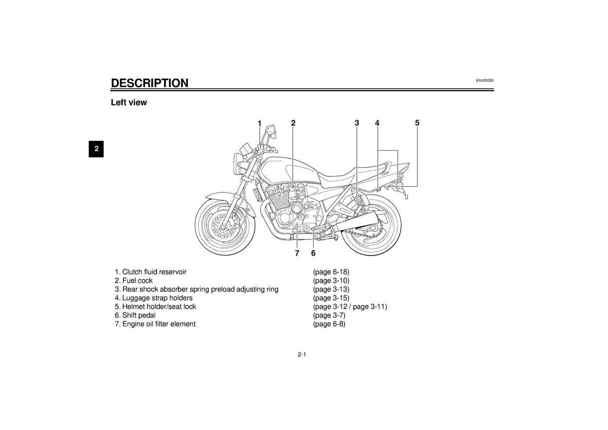 YAMAHA XJR1300 XJR1300SP Motorcycle Owners Manual 1999 - WIRE BOUND - COVERS
