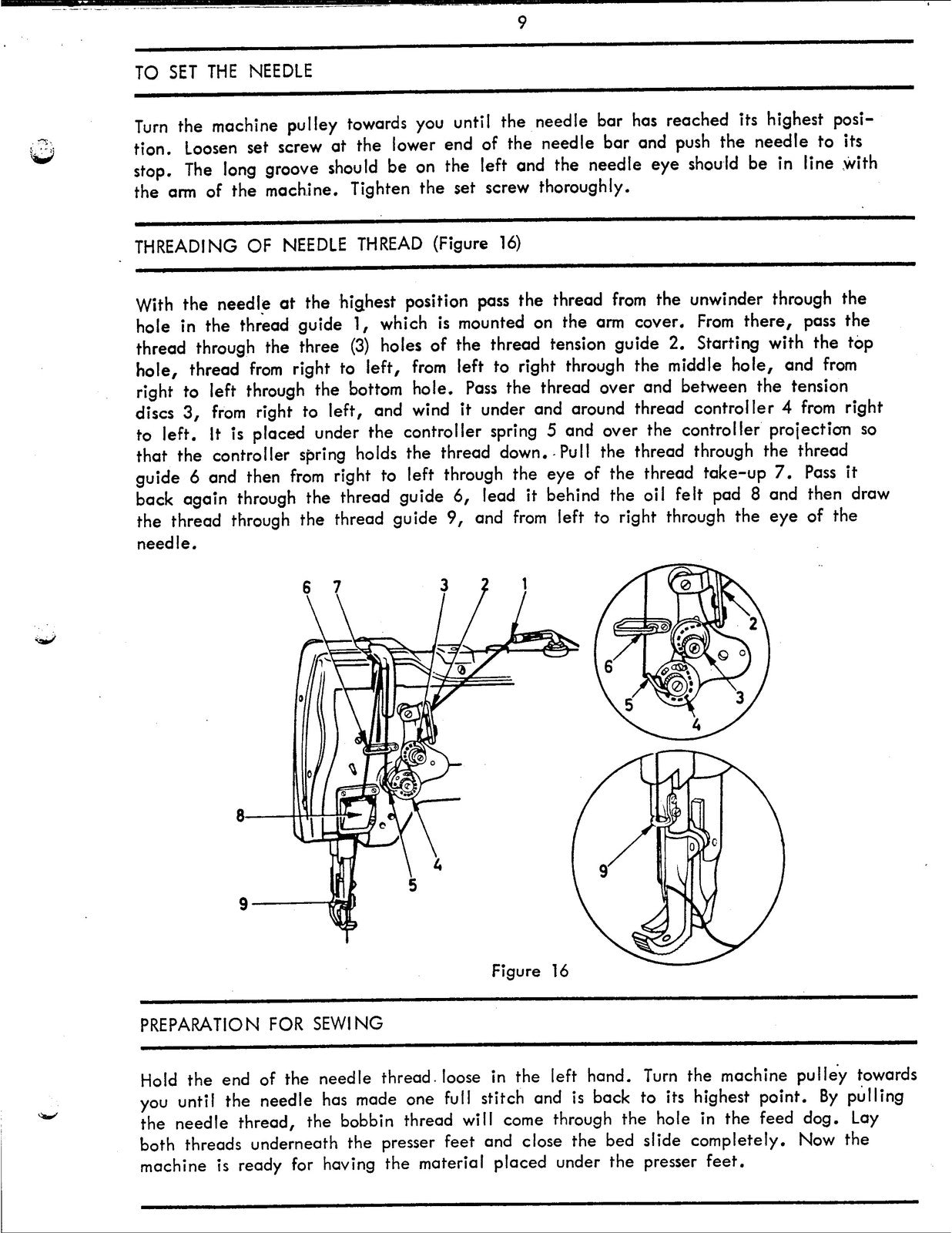SINGER 211G165 211G166 211G265 211G266 Service Manual - WIRE BOUND - COVERS