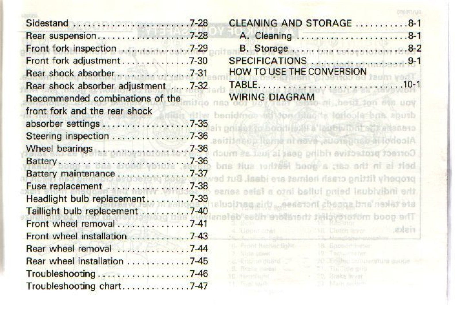 YAMAHA TDM850 Motorcycle Owners Manual 1994 - BOUND - COVERS - XL FOLDOUT PAGES