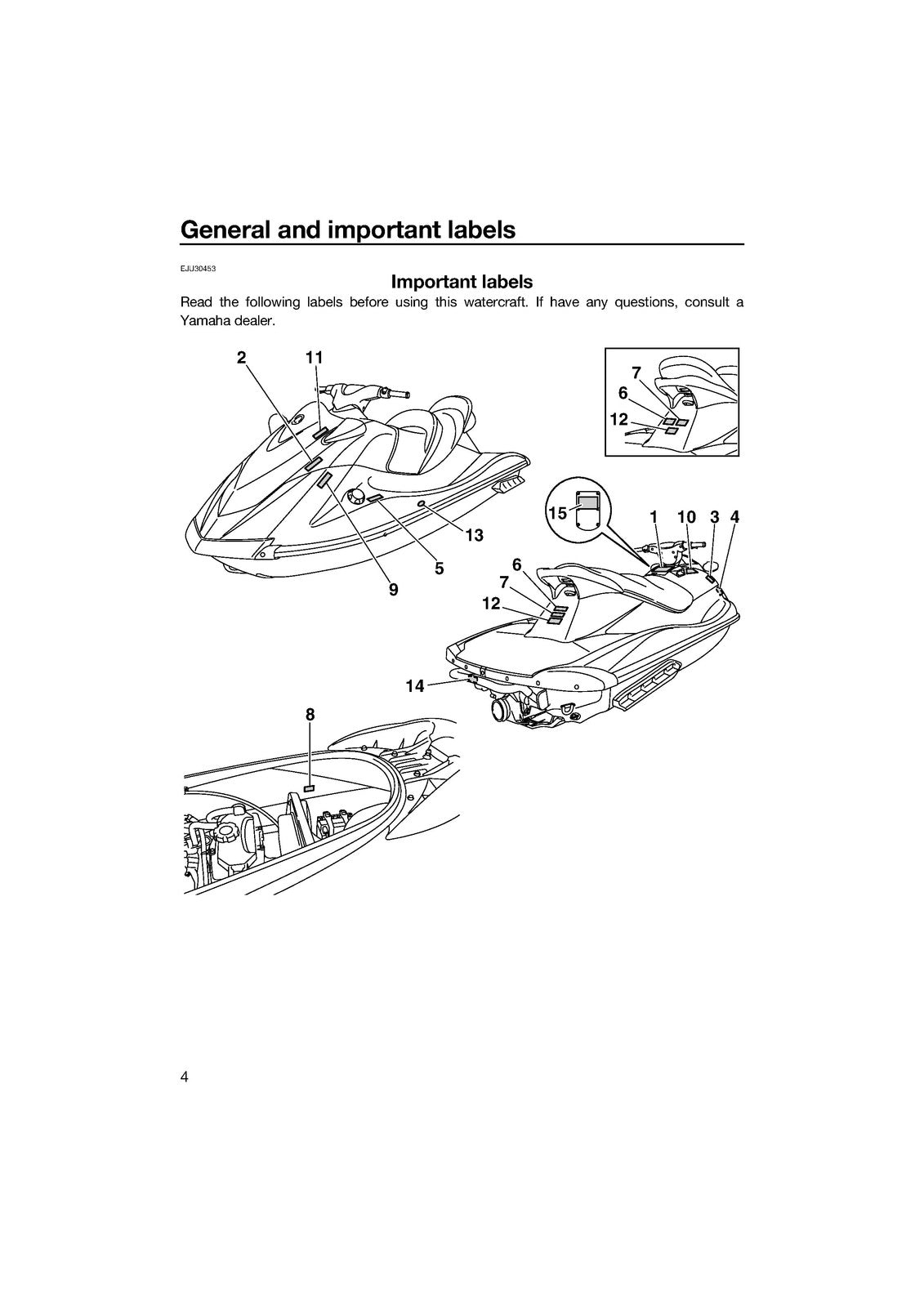 YAMAHA 2014 WaveRunner VX Sport VX Deluxe VX Owners Operators Manual - BOUND