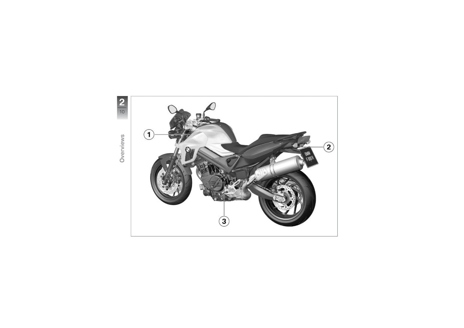 BMW F 800 R Motorcycle Owners Manual - STEEL WIRE BOUND - PROTECTIVE COVERS