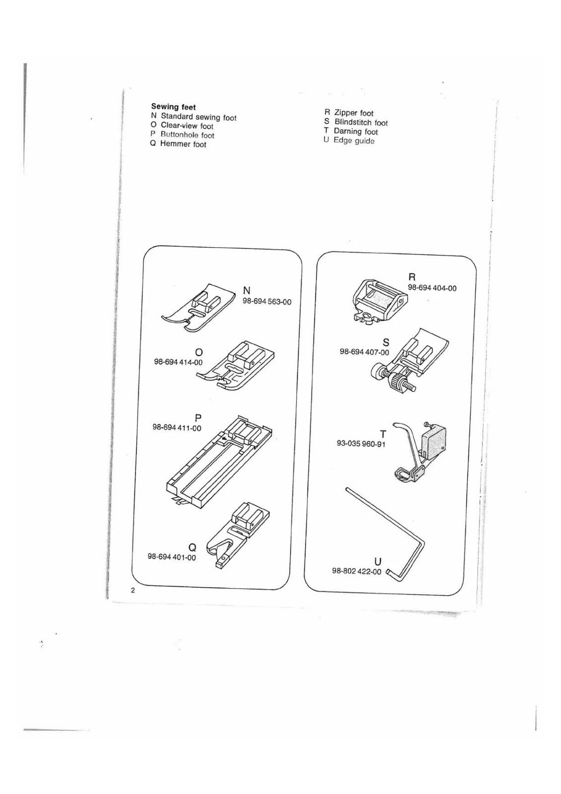 PFAFF Tipmatic 1014 1015 1019 1035 1037 Instruction Book Manual - WIRE BOUND
