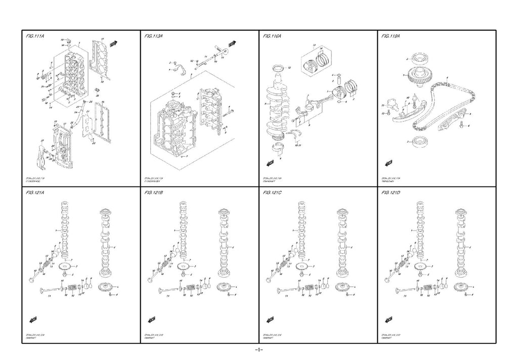 SUZUKI DF70A DF80A DF90A PARTS CATALOGUE - STEEL WIRE BOUND - PROTECTIVE COVERS