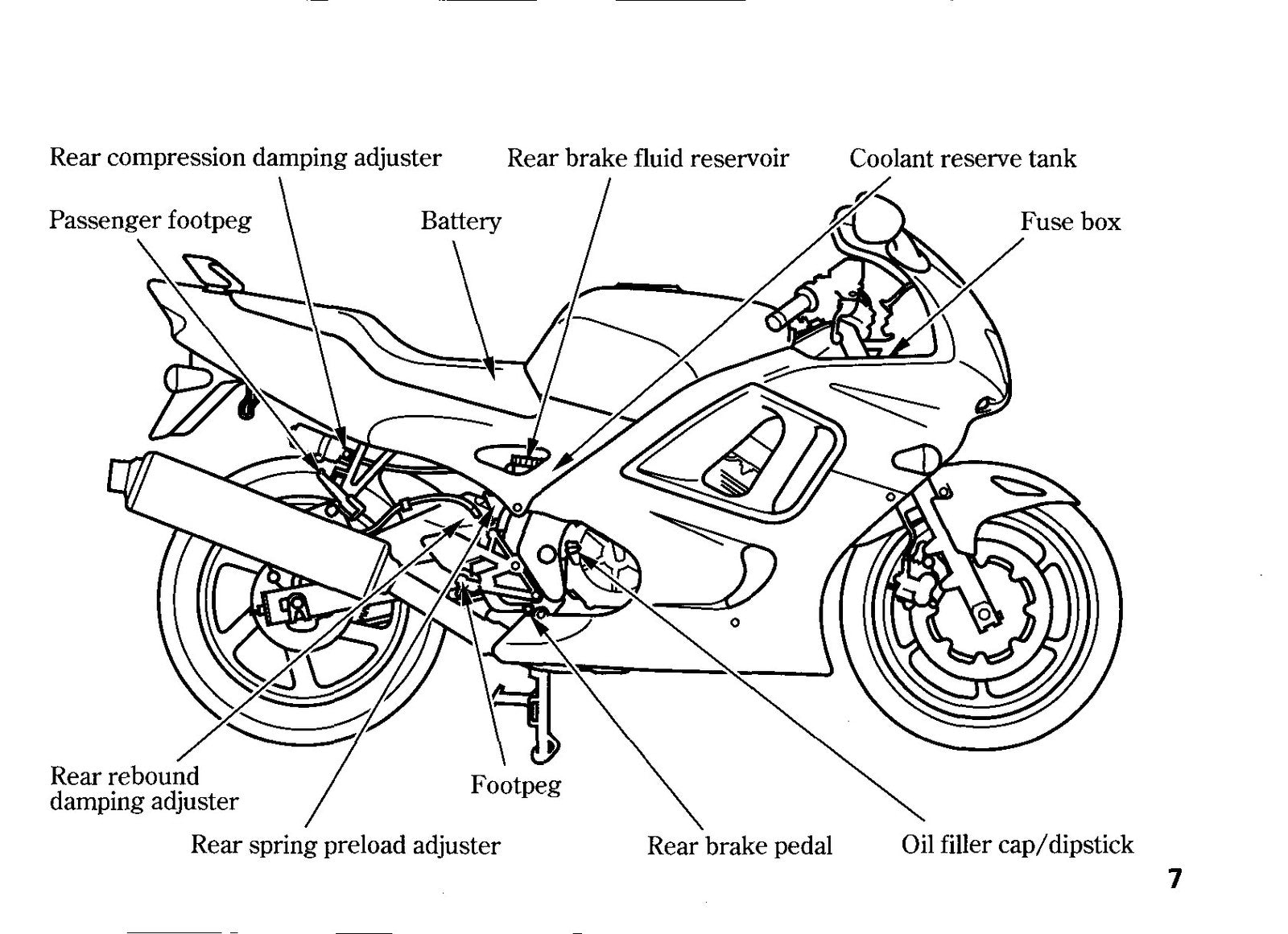 HONDA CBR600F Motorcycle Owners Manual 1997 - BOUND - COVERS - XL FOLDOUT PAGES
