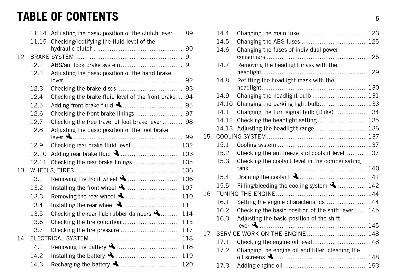 KTM 690 Duke EU Motorcycle Owners Manual 2014 - STEEL WIRE BOUND - TOUGH COVERS