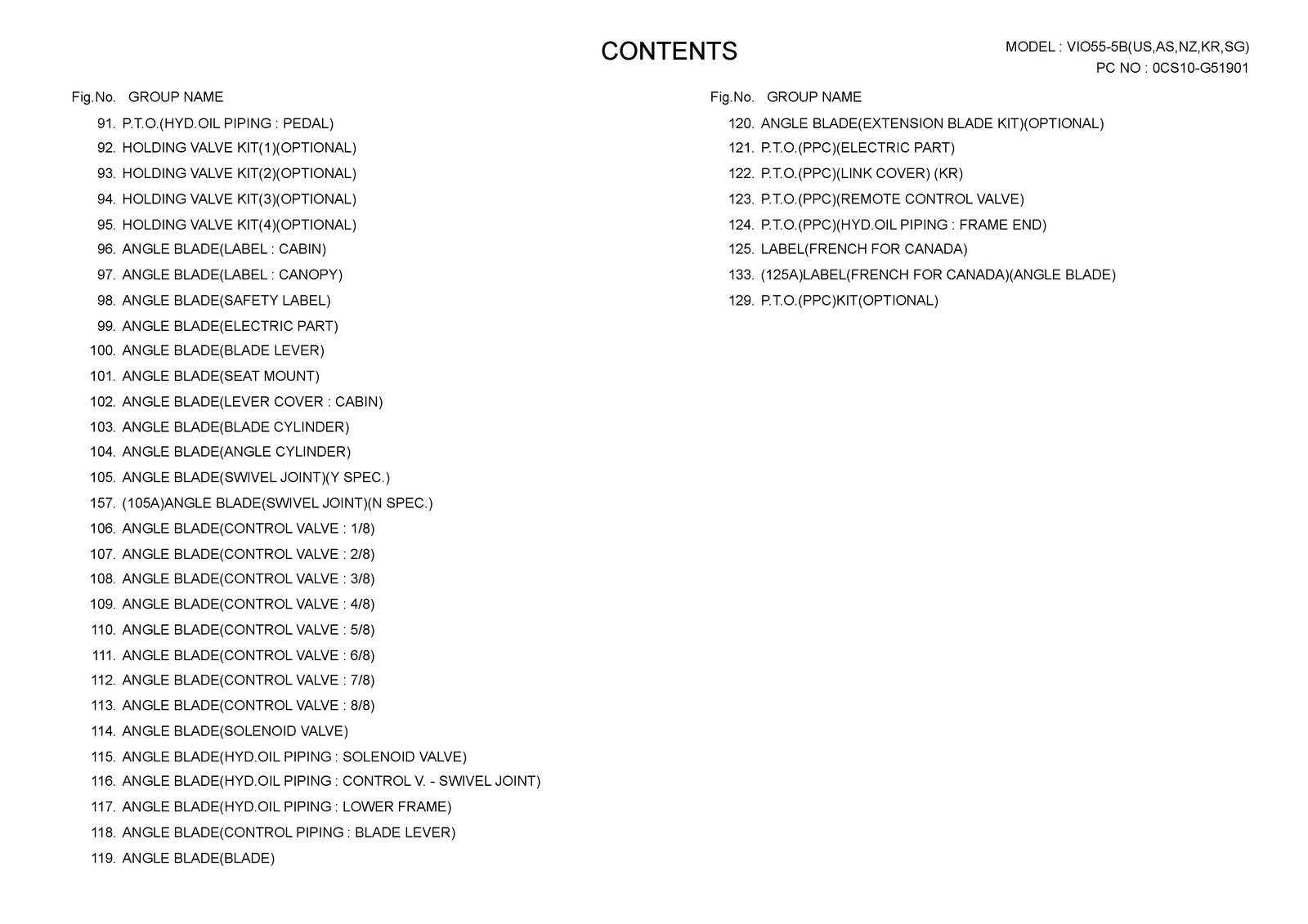 YANMAR ViO55-5B Excavator Parts Catalog Manual 2013 - WIRE BOUND - TOUGH COVERS