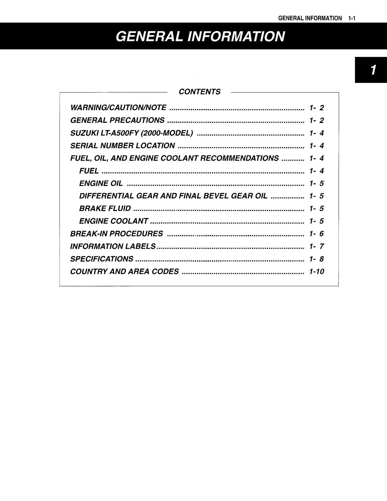 SUZUKI Vinson LT-A500F ATV Service Manual - STEEL WIRE BOUND - PROTECTIVE COVERS
