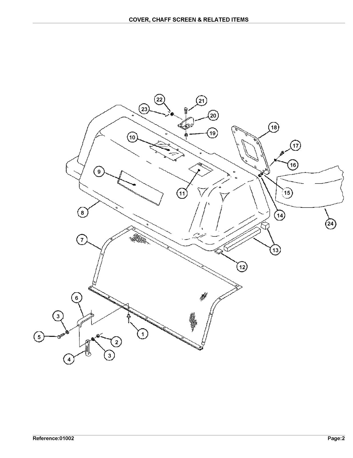 KUBOTA GC60B Parts Manual - STEEL WIRE BOUND - PROTECTIVE COVERS