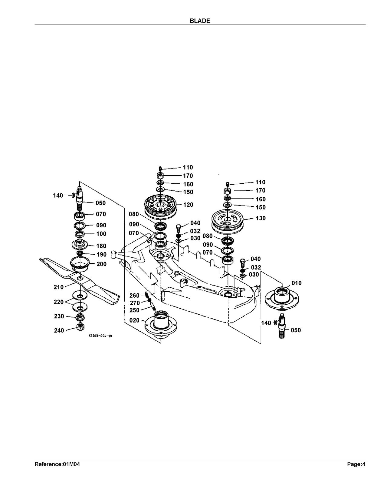 KUBOTA RCK60-27B Mower Parts Manual - STEEL WIRE BOUND - PROTECTIVE COVERS
