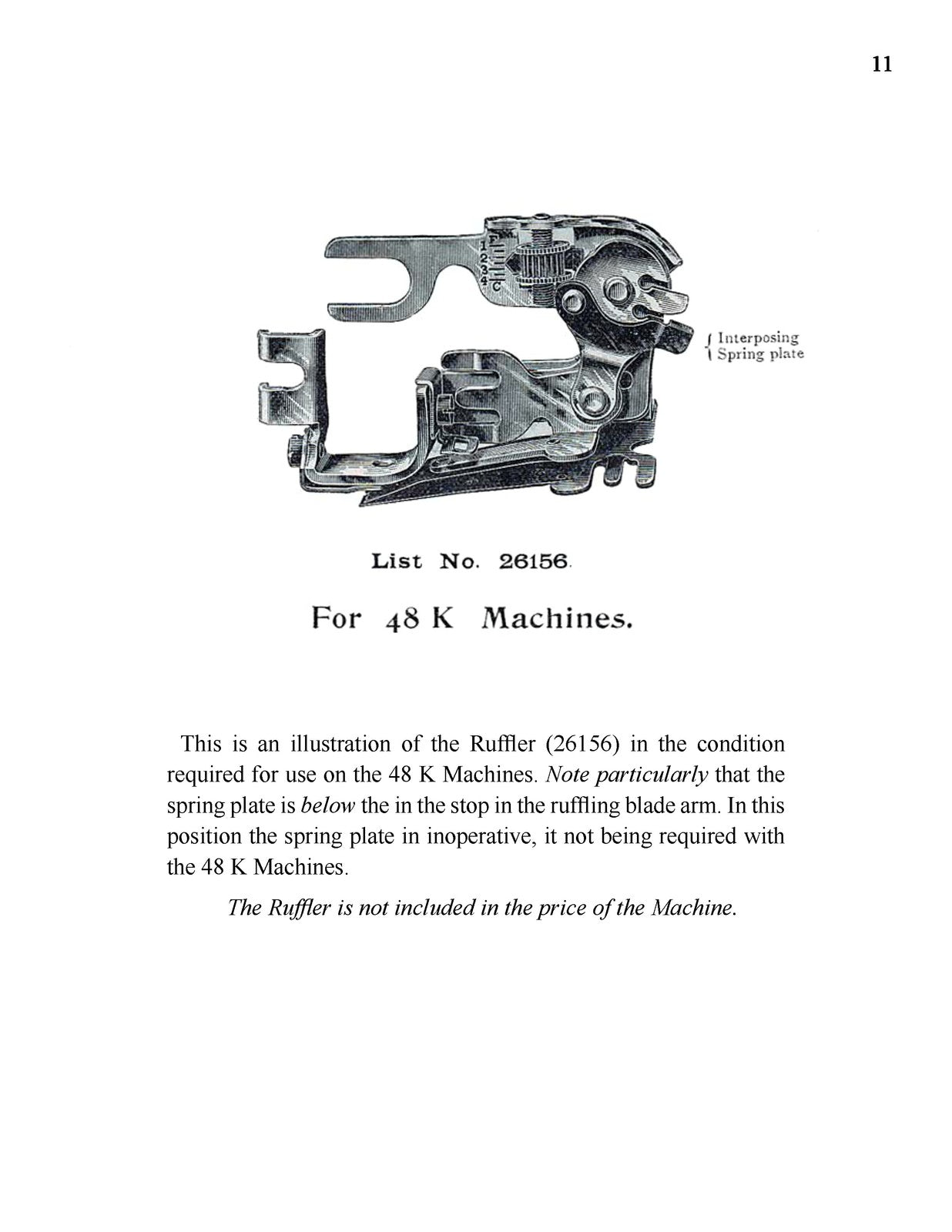 SINGER 48K Sewing Machine Instructions Manual 1900 - WIRE BOUND - TOUGH COVERS