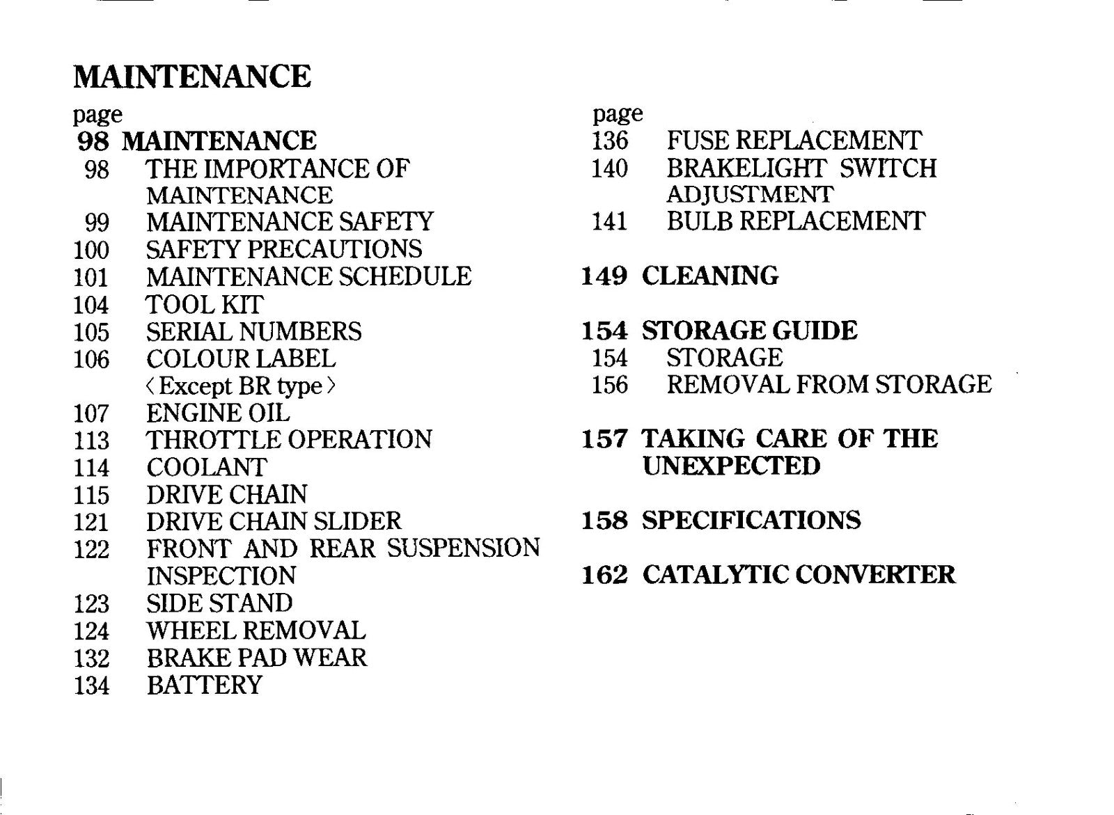 HONDA CBR1000RR CBR1000RR ABS Fire Blade Owners Manual 2008 - WIRE BOUND