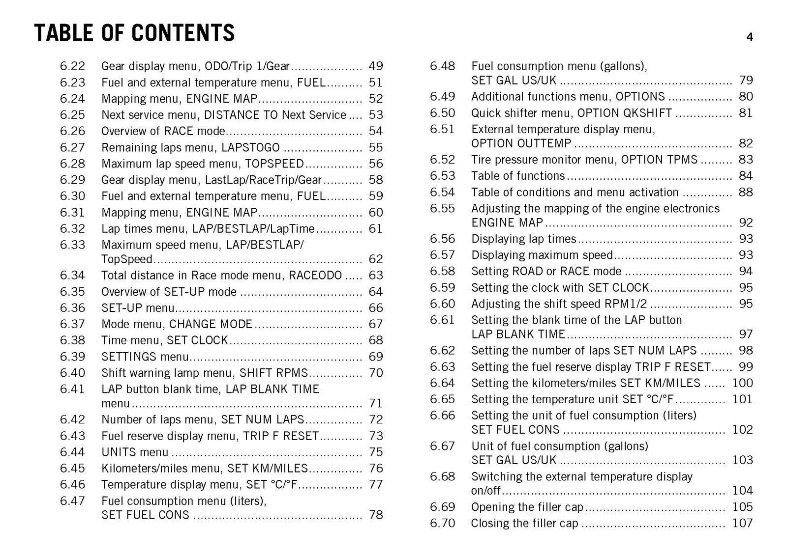 KTM 1190 RC8 R USA Owners Manual 2014 - STEEL WIRE BOUND - PROTECTIVE COVERS