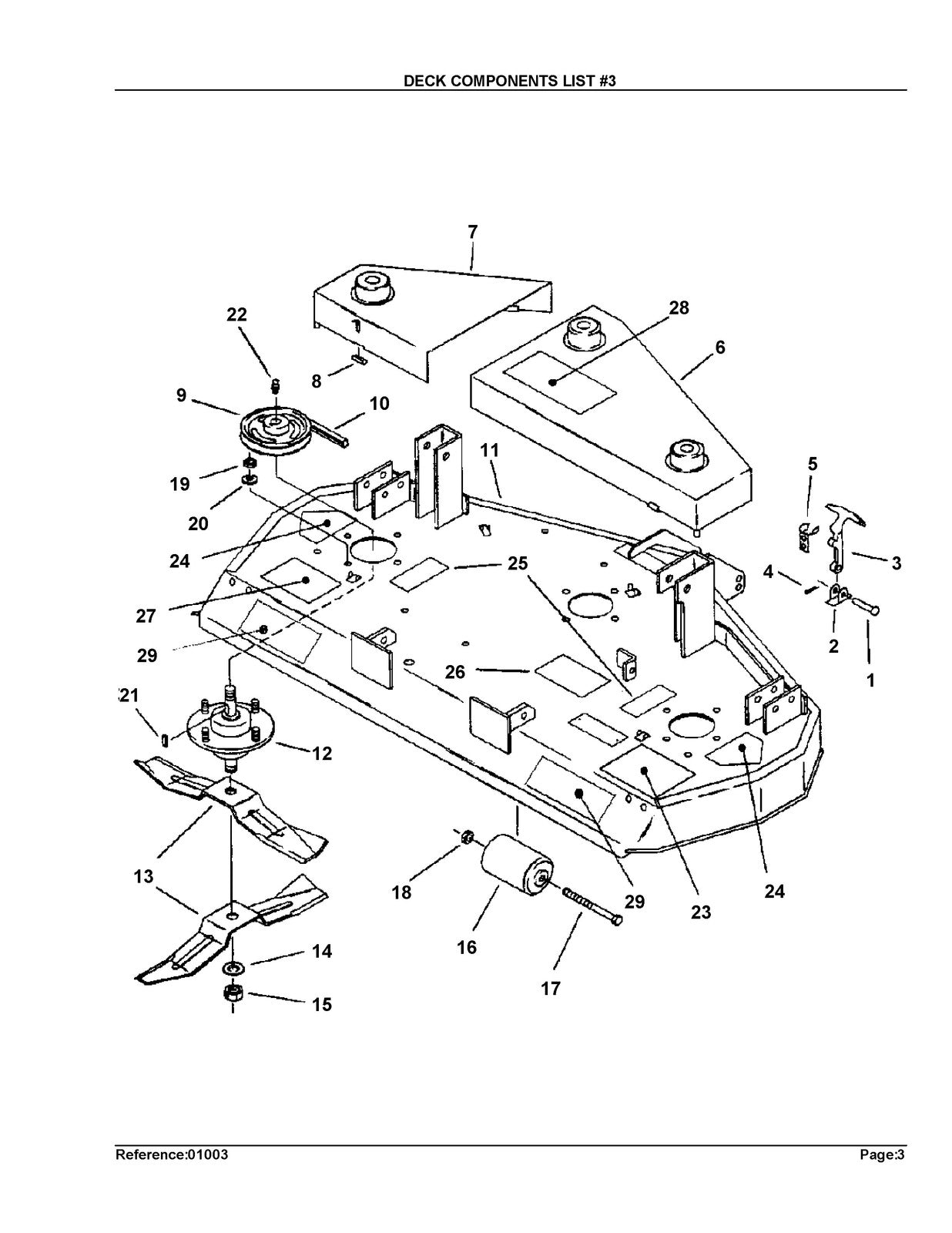 KUBOTA RC48R-GF Parts Manual - STEEL WIRE BOUND - PROTECTIVE COVERS