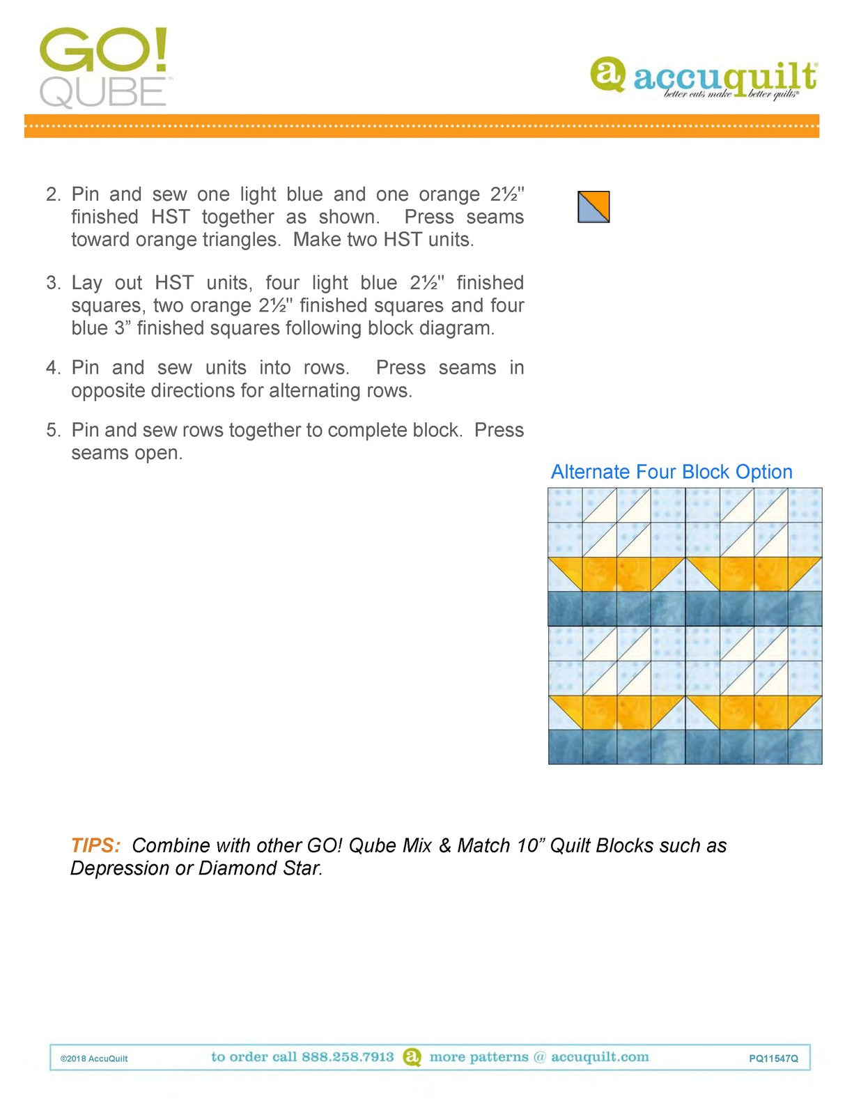 ACCUQUILT Go Qube 10" Blocks - STEEL WIRE BOUND - PROTECTIVE COVERS
