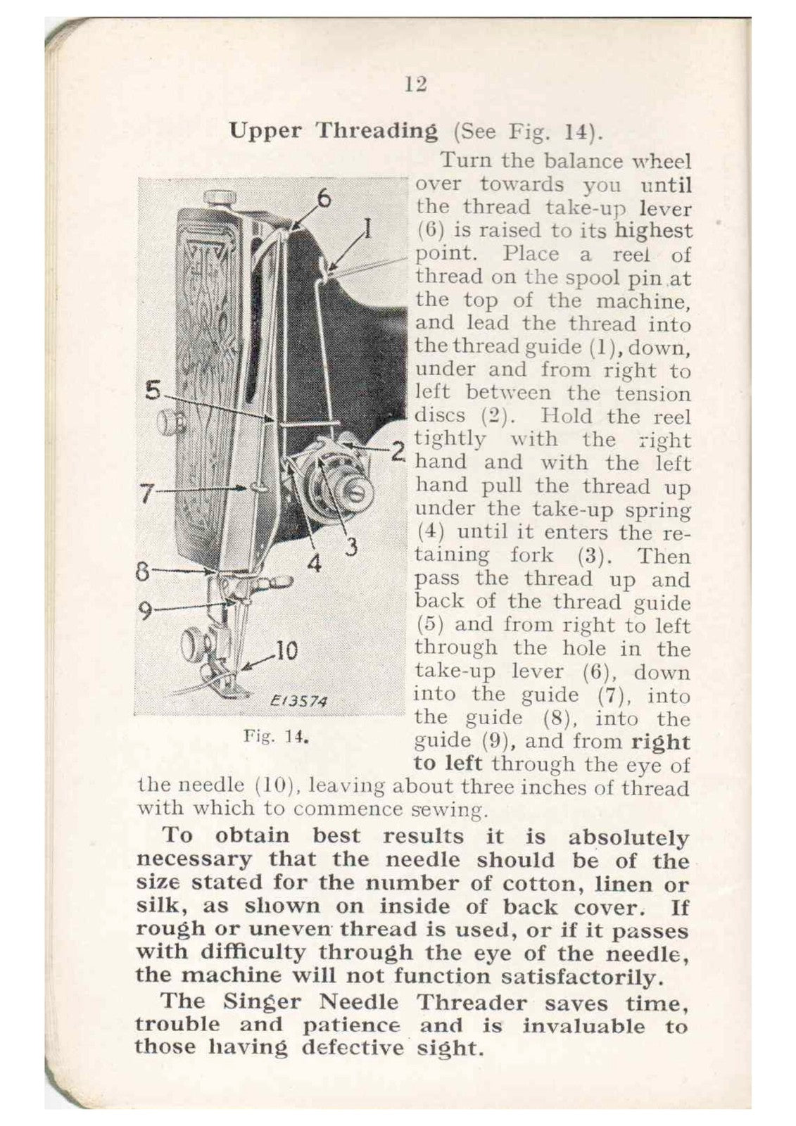 SINGER 221K Sewing Machine Instructions Manual - STEEL WIRE BOUND - TOUGH COVERS
