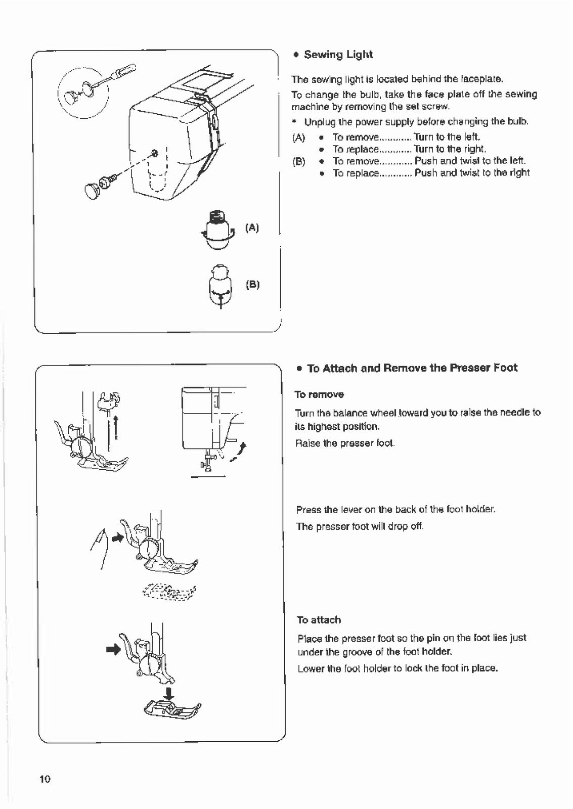 ALFA 1103 Sewing Machine Instruction Book Manual - WIRE BOUND - TOUGH COVERS