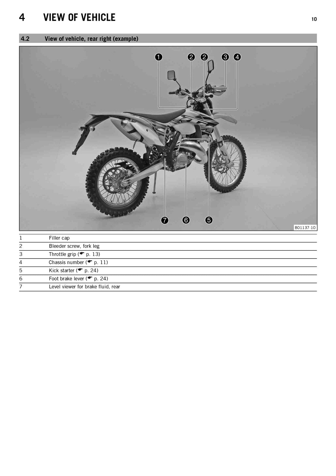 KTM 125 200 250 300 EXC XC-W Owners Manual 2013 - WIRE BOUND - TOUGH COVERS