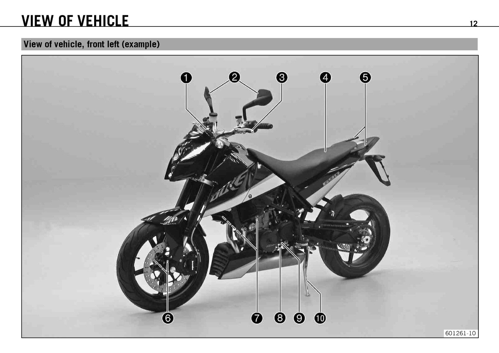 KTM 690 Duke 690 Duke R Owners Manual 2011 - STEEL WIRE BOUND - TOUGH COVERS