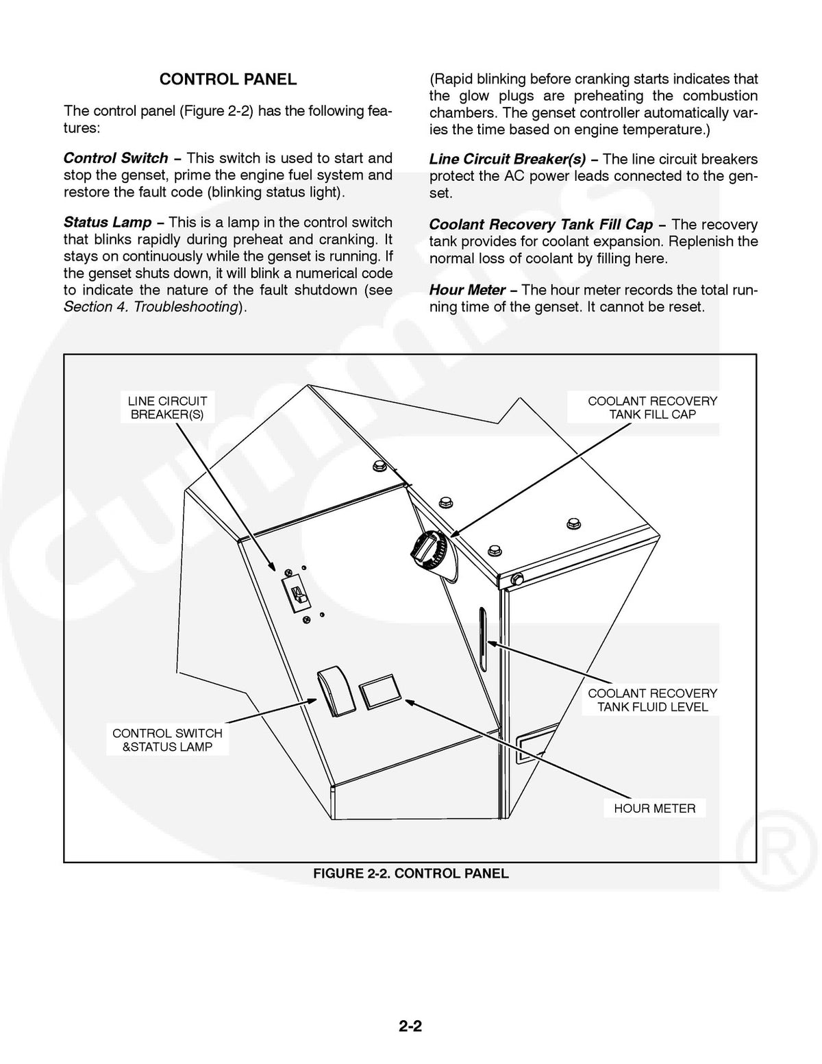 ONAN HDKCC HDKCD Diesel Generator Set Operator Manual 2009 - WIRE BOUND - COVERS
