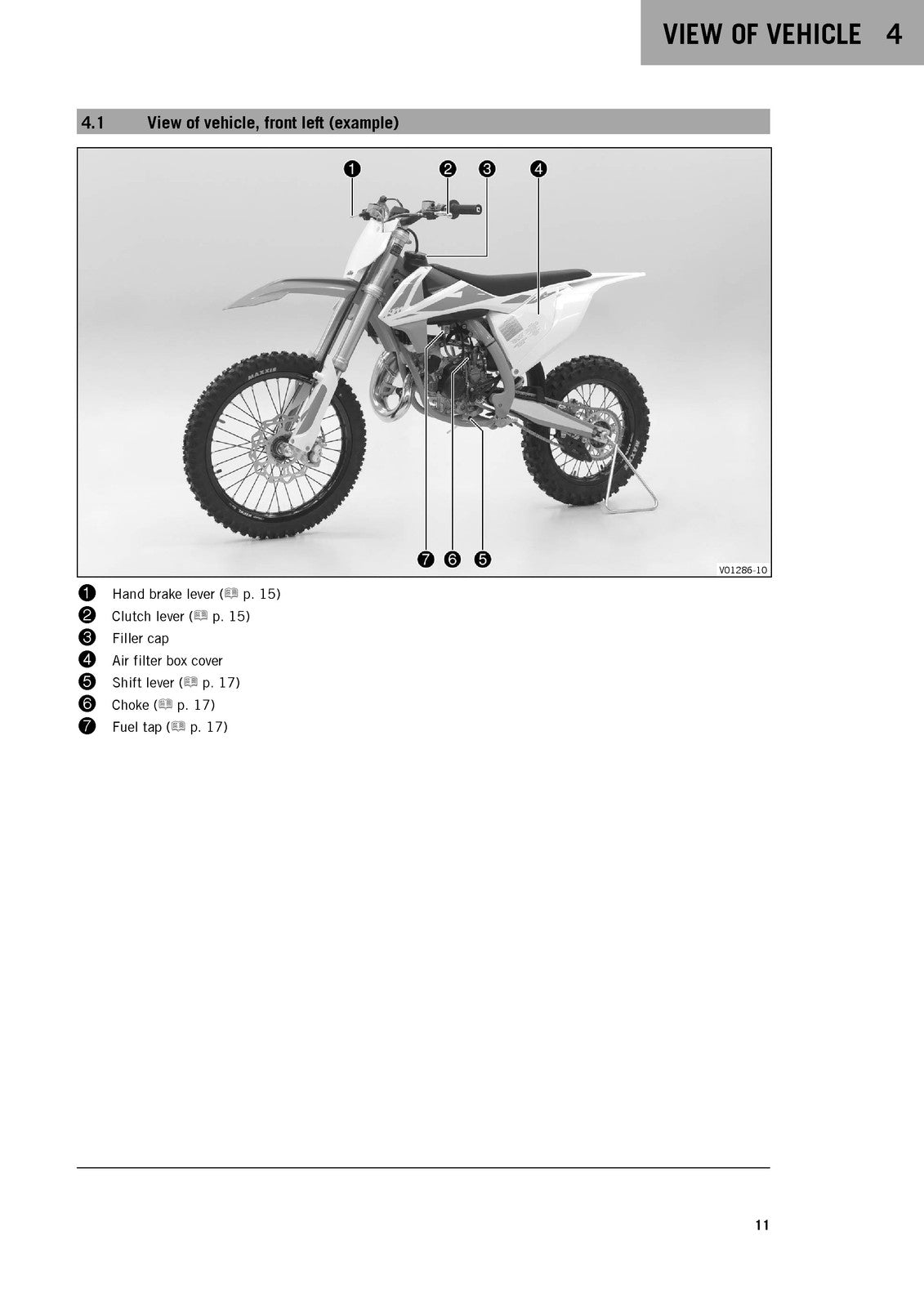 KTM 85 SX 1714 1916 Owners Manual 2019 - STEEL WIRE BOUND - PROTECTIVE COVERS