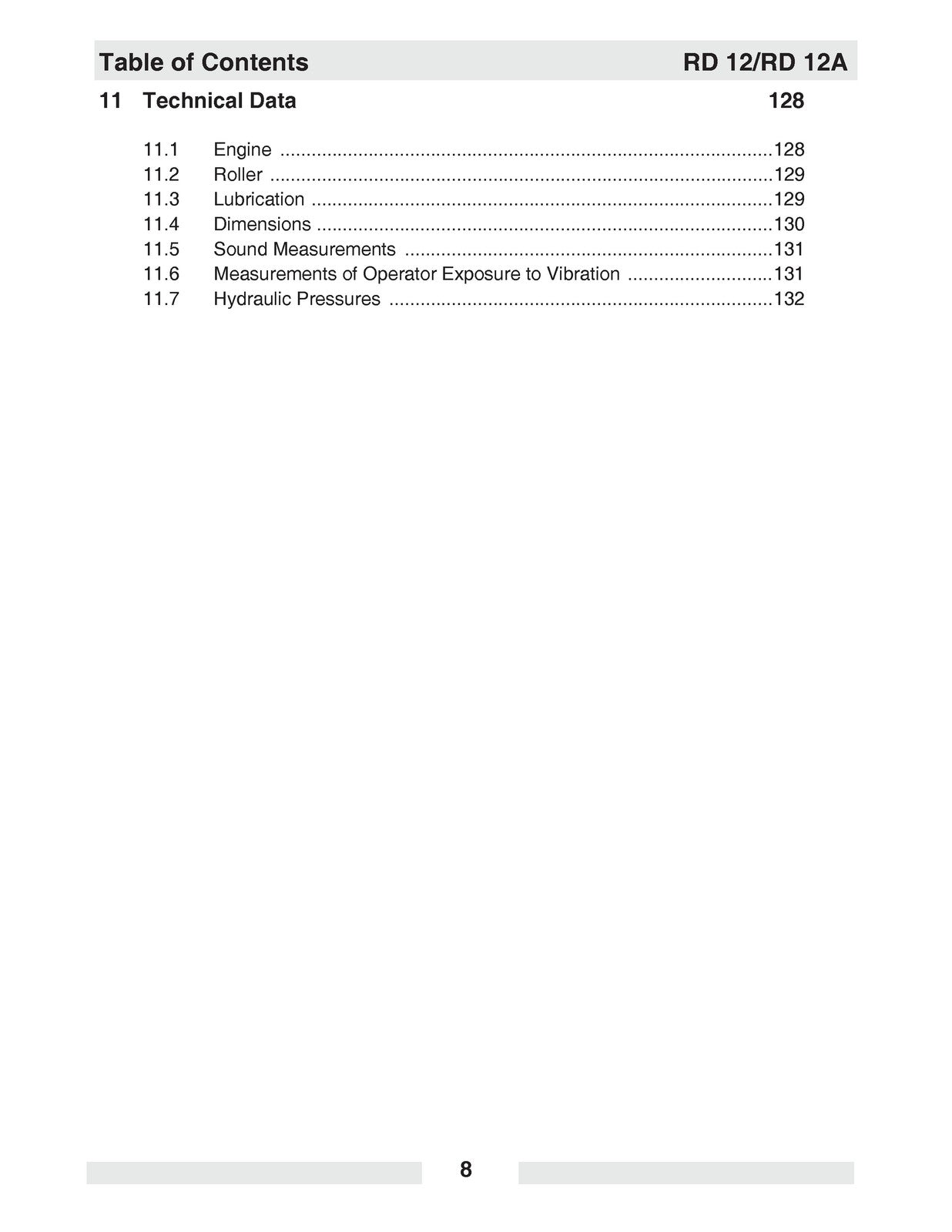 WACKER NEUSON RD 12 Roller Repair Manual - STEEL WIRE BOUND - PROTECTIVE COVERS