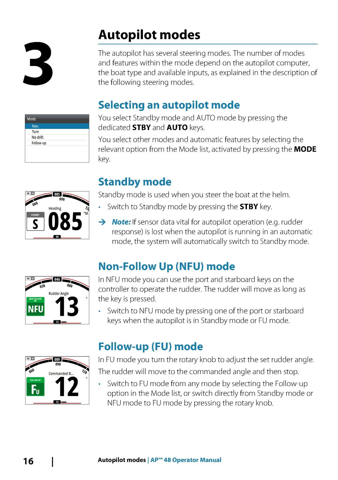 SIMRAD AP48 Autopilot Operators Manual - STEEL WIRE BOUND - PROTECTIVE COVERS