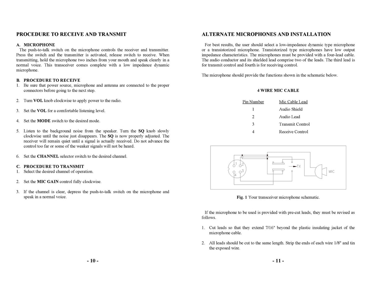 GALAXY DX 929 CB Mobile Transceiver Owners Manual - WIRE BOUND - TOUGH COVERS