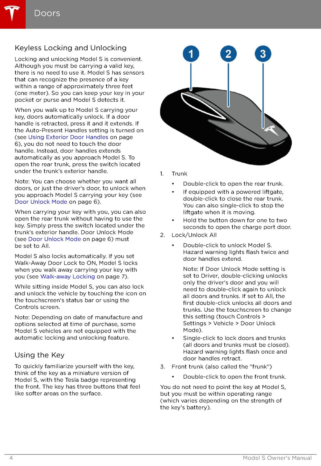 TESLA Model S Owners Manual 2017 - STEEL WIRE BOUND - PROTECTIVE COVERS