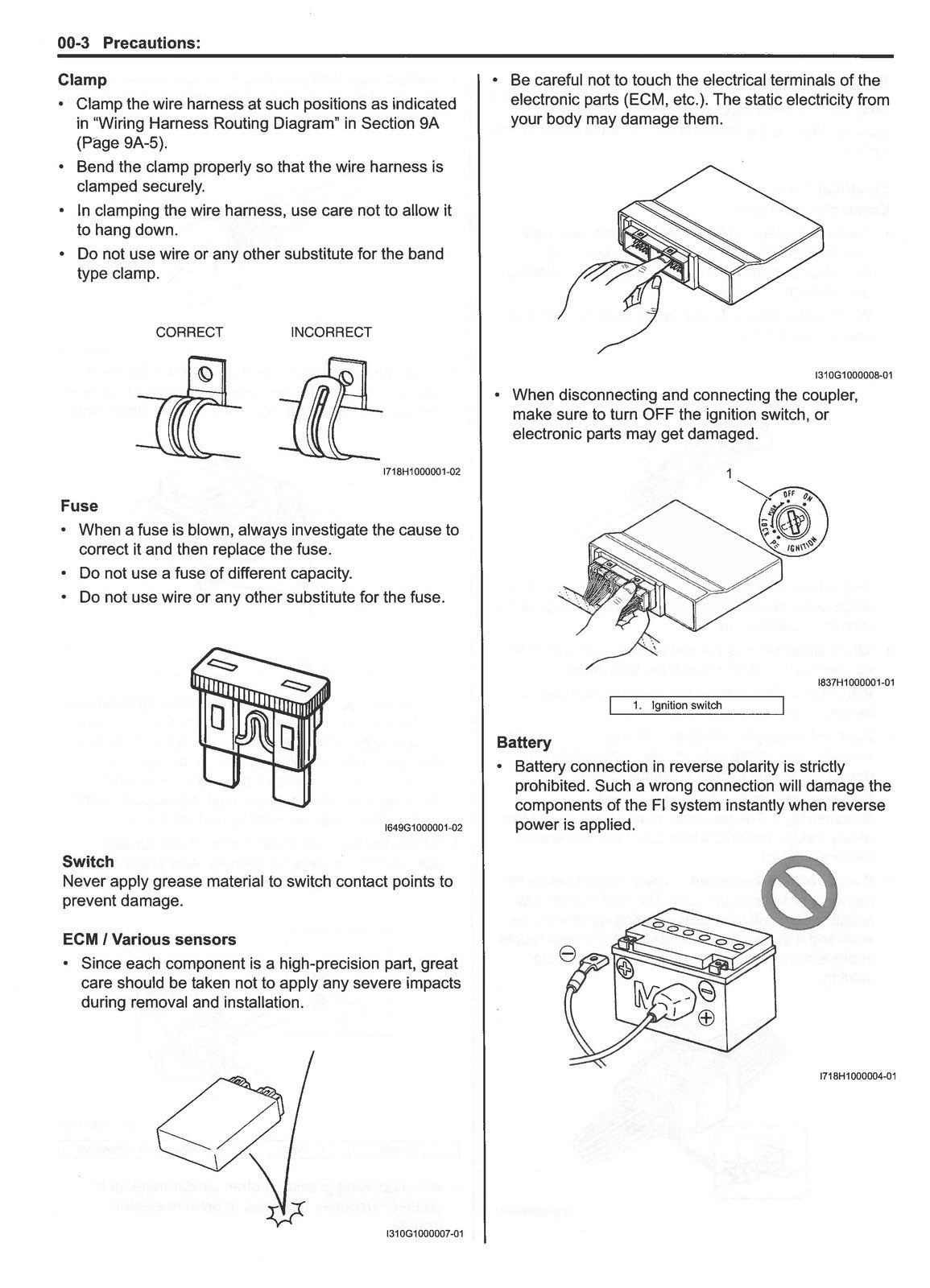 SUZUKI GSX-R600 L1 Motorcycle Service Manual 2011 - WIRE BOUND - TOUGH COVERS