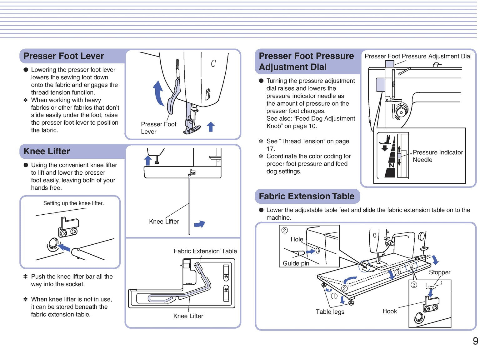 BABY LOCK Accomplish BL520B Sewing Machine Instruction Manual - WIRE BOUND