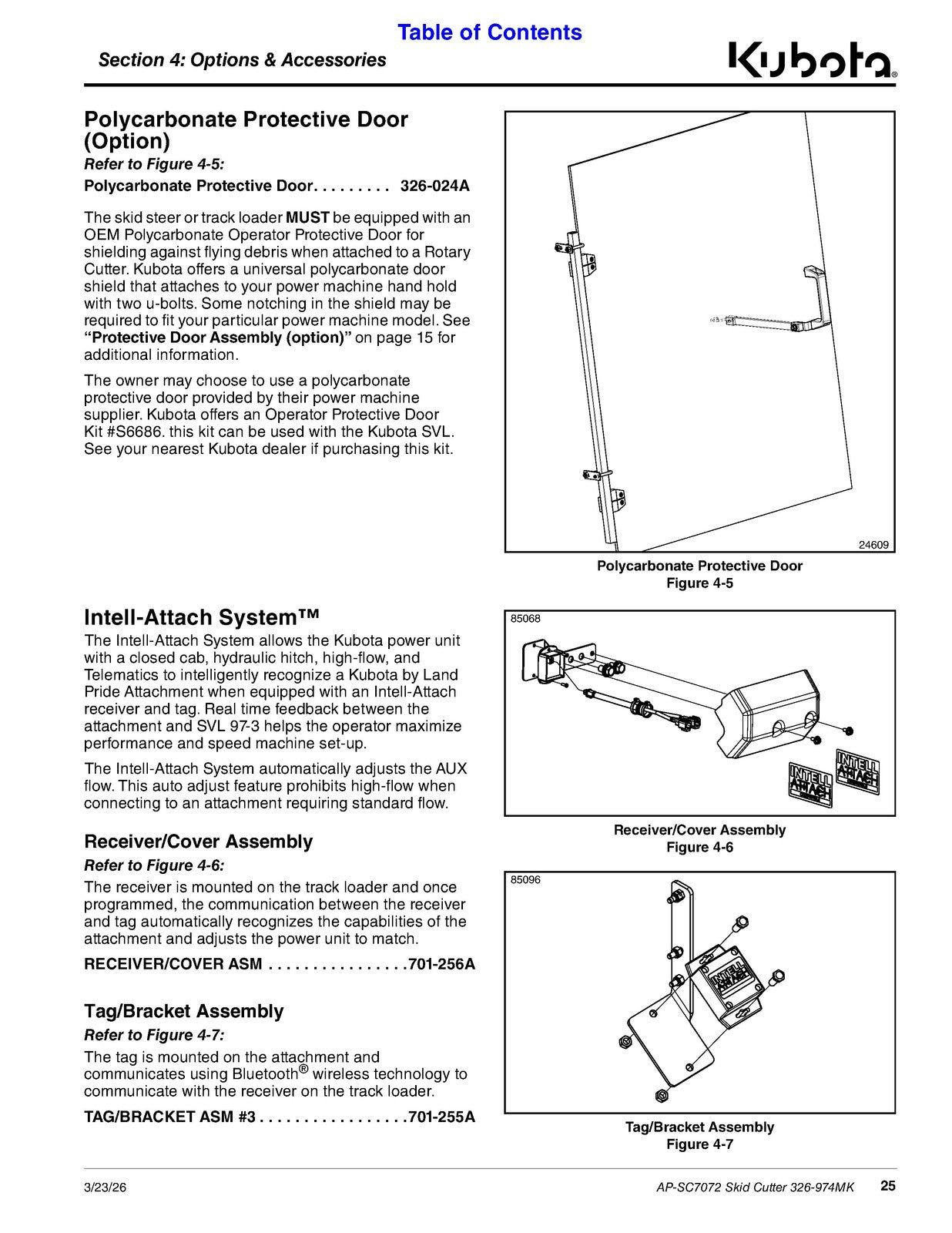 LAND PRIDE SC70 Series Skid Cutter Operators Manual - WIRE BOUND - TOUGH COVERS