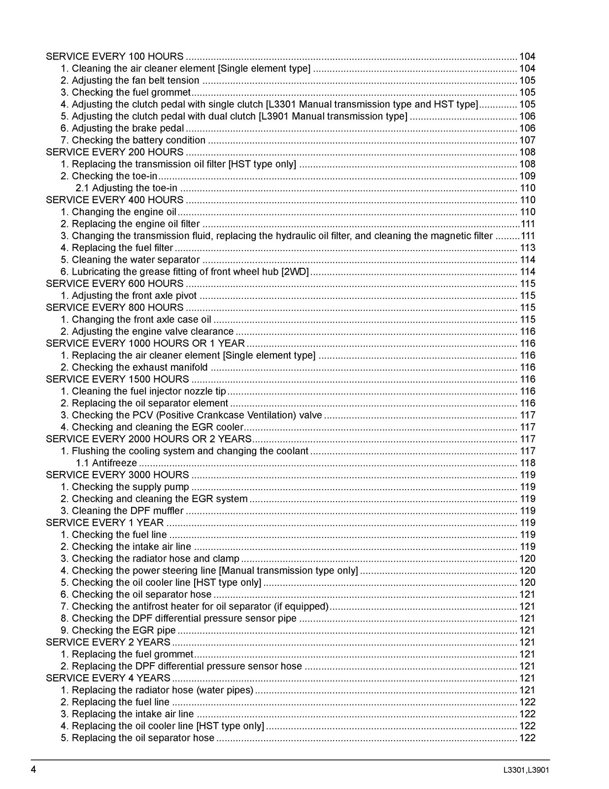 KUBOTA L3301 L3901 OPERATORS MANUAL - STEEL WIRE BOUND - PROTECTIVE COVERS