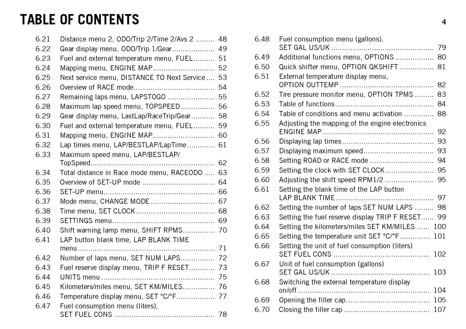 KTM 1190 RC8 R USA Owners Manual 2013 - STEEL WIRE BOUND - PROTECTIVE COVERS