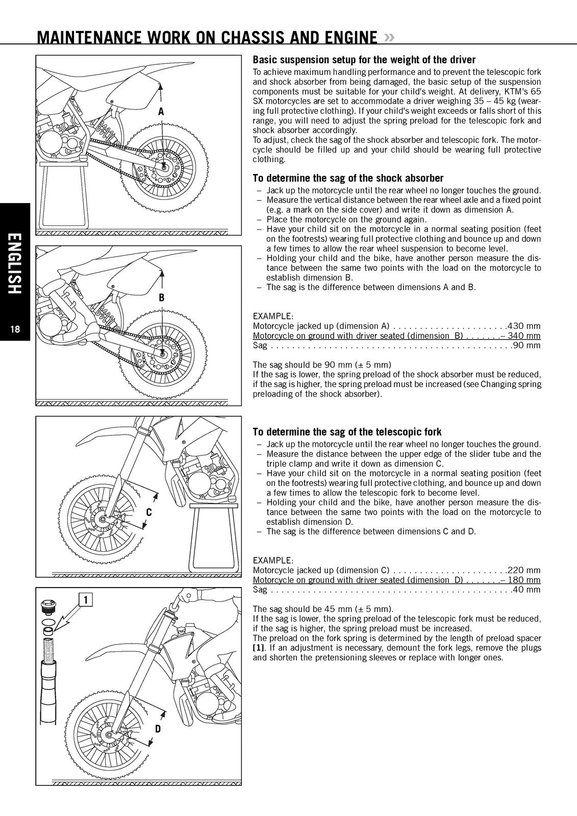 KTM 65 SX Motorcycle Owners Manual 2007 - STEEL WIRE BOUND - PROTECTIVE COVERS