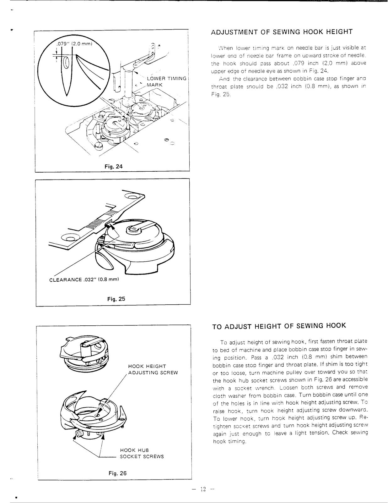 SINGER 212U141 Sewing Machine Service Manual - STEEL WIRE BOUND - TOUGH COVERS
