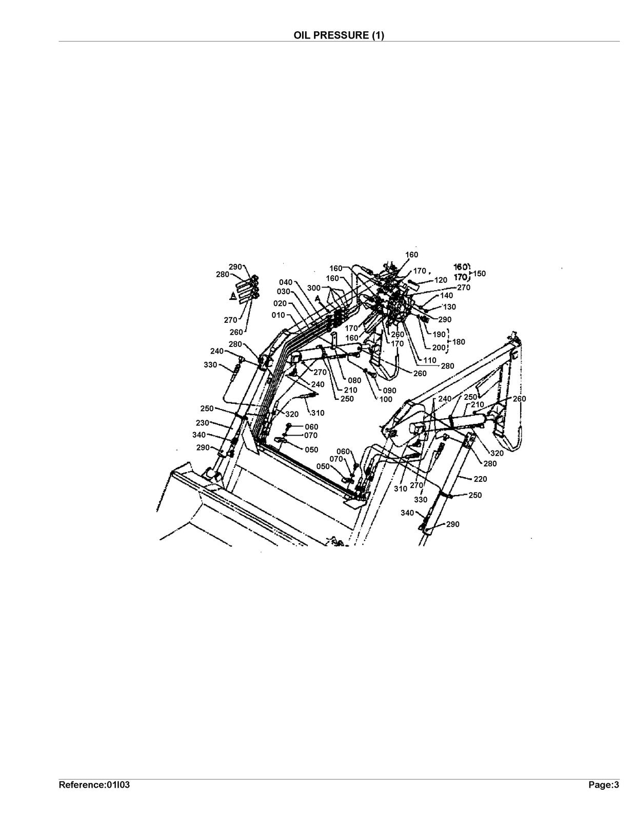 KUBOTA LA350 Loader Illustrated Parts List Manual - WIRE BOUND - TOUGH COVERS