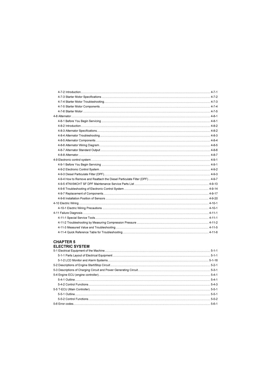 YANMAR C50R-5 Crawler Carrier Service Manual - BOUND - COVERS - XL FOLDOUT PAGES