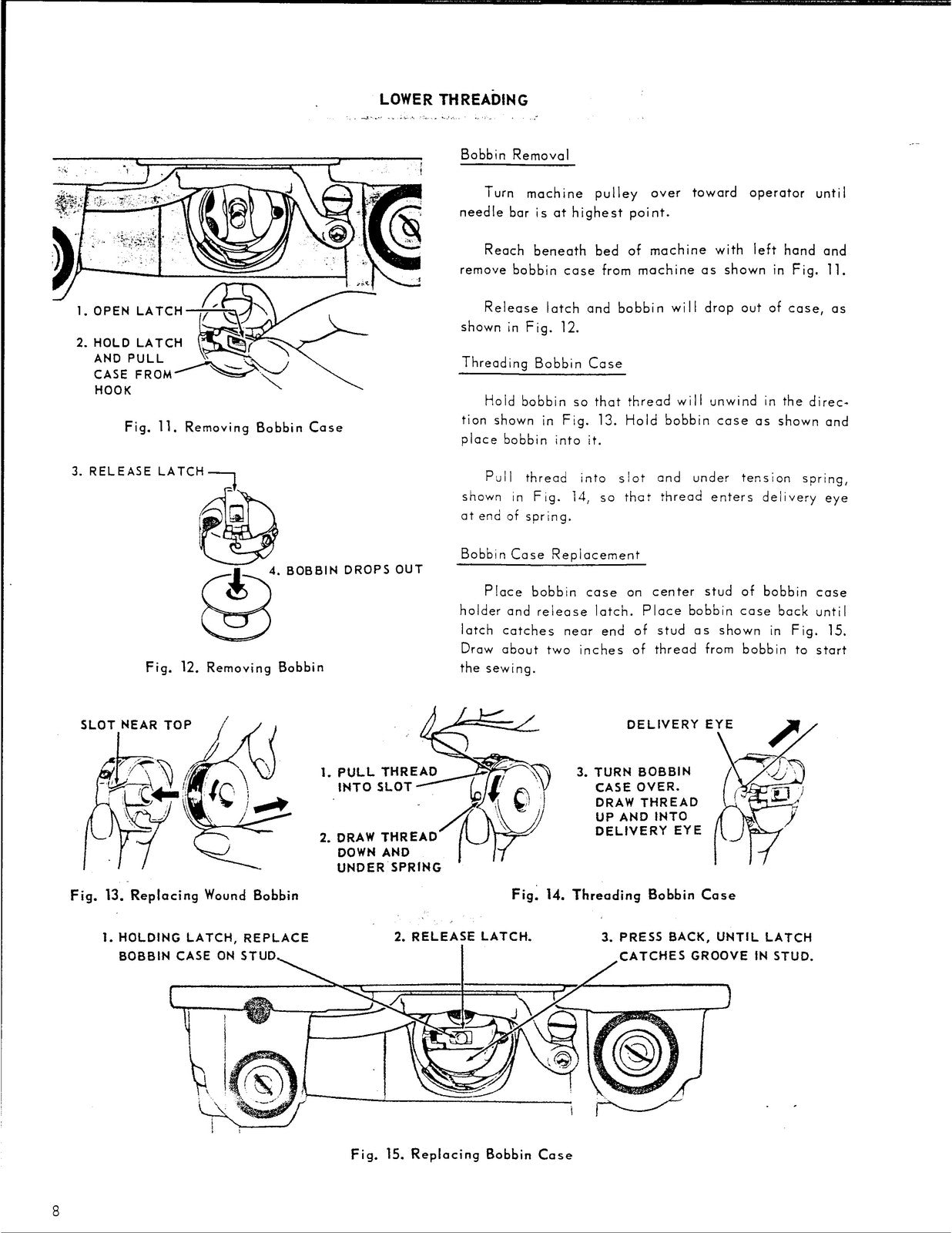 SINGER 281-1 281-3 281-21 Sewing Machine Service Manual - WIRE BOUND - COVERS