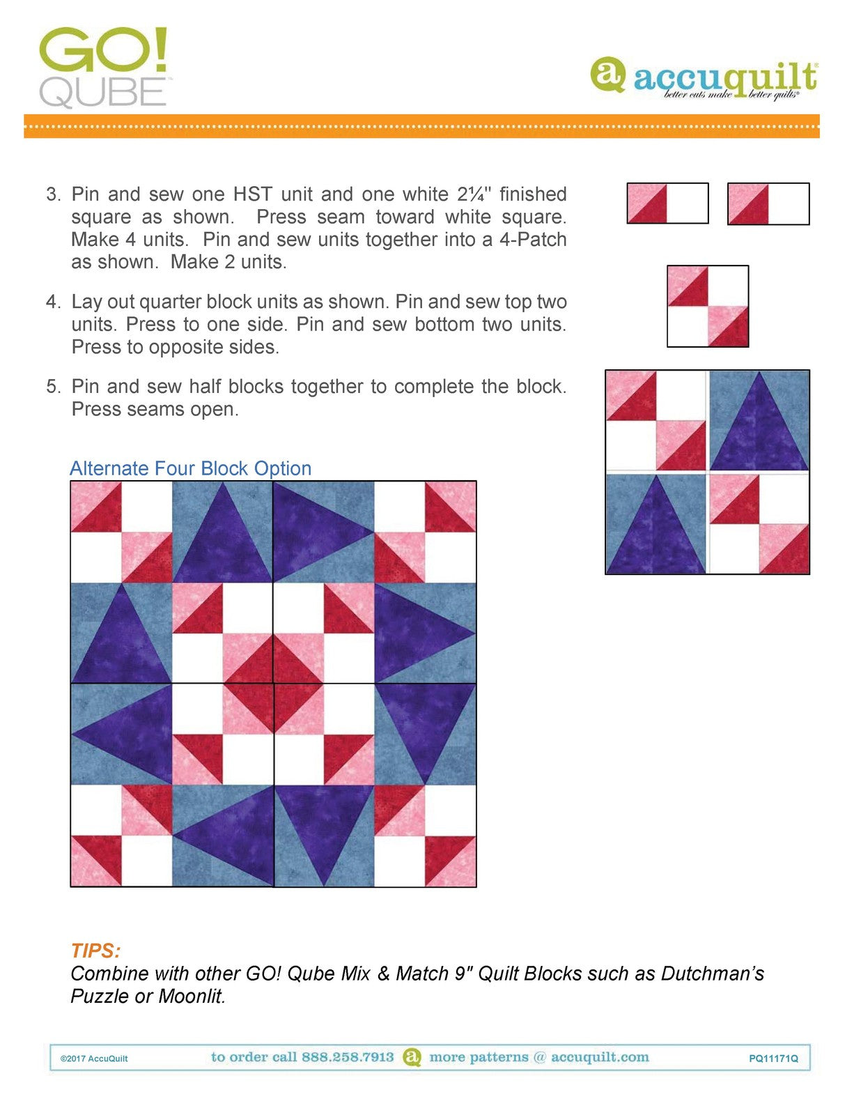 ACCUQUILT Go Qube 9" Angles - STEEL WIRE BOUND - PROTECTIVE COVERS