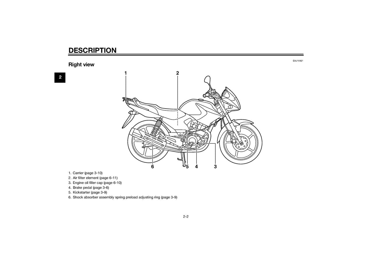 YAMAHA YBR125ED Motorcycle Owners Manual 2013 - STEEL WIRE BOUND - TOUGH COVERS